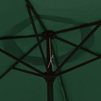 Parasol met stalen paal 3 m groen