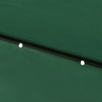 Parasol met LED&#039;s en stalen paal 2x3 m groen