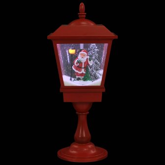 Sokkellamp met kerstman LED 64 cm