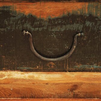 Salontafel met opbergruimte vintage stijl gerecycled hout