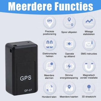 GPS Tracker Gf07 Sterke Magnetische Auto Voertuig Tracking Anti-Verloren Anti-Diefstal Apparaat Mini Draagbare Precieze Positionering Gps Locator