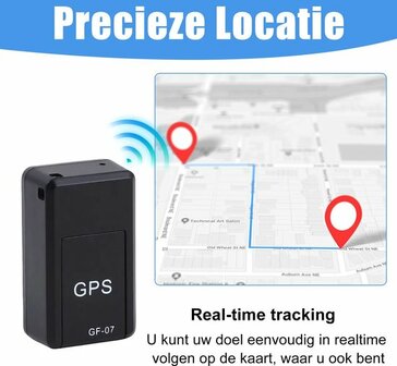 GPS Tracker Gf07 Sterke Magnetische Auto Voertuig Tracking Anti-Verloren Anti-Diefstal Apparaat Mini Draagbare Precieze Positionering Gps Locator