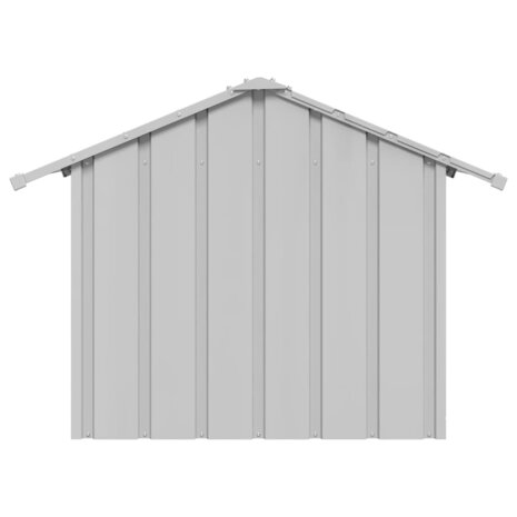 Hondenhok met dak 85x107x81 cm gegalvaniseerd staal