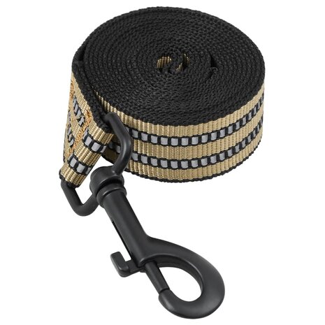 Hondentuigje met riem en halsband verstelbaar M bruin