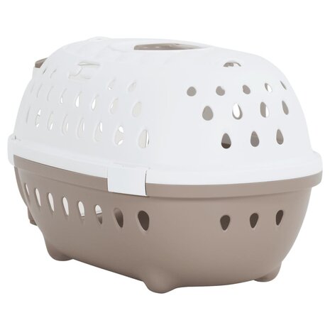Reismand 50x34,5x32 cm polypropeen wit en bruin