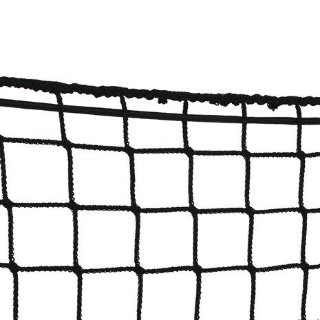 Aanhangwagennet Elastisch Touw 6X3,5 M Polypropeen 1 6 x 3.5 m Zwart