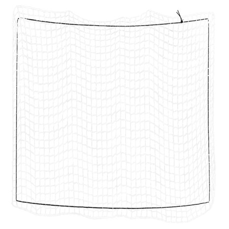 Aanhangwagennet elastisch touw 4x4 m polypropeen wit