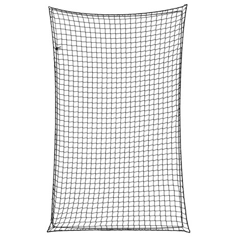 Aanhangwagennet elastisch touw 4x2,5 m polypropeen zwart