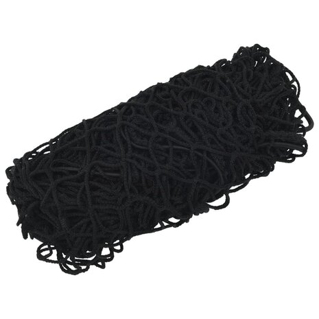 Aanhangwagennet Elastisch Touw Polypropeen 1 4 x 3 m Zwart