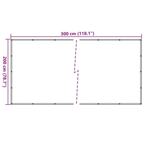Aanhangwagennet 2x3 m HDPE groen