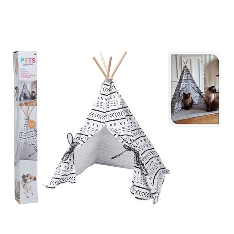 Dierentent Tipi 56x56x74 cm canvas