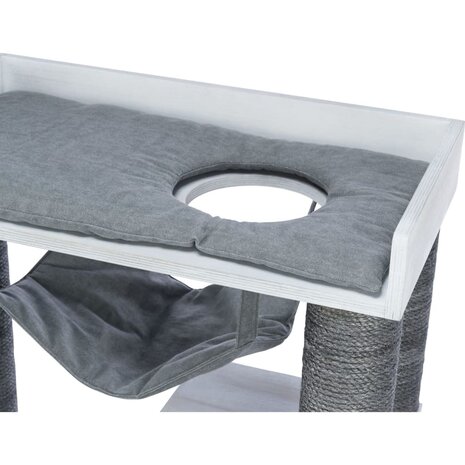 Kattenmeubel met een schap 72x38x110 cm grijs