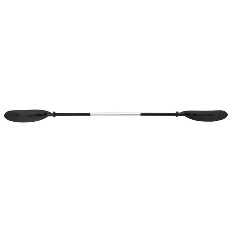 Kajak opblaasbaar 375x72x31 cm polyester zwart