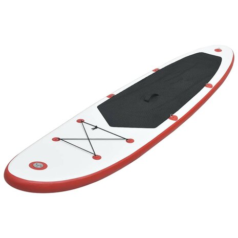 Stand-up paddleboard opblaasbaar rood en wit