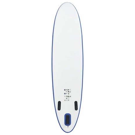 Stand-up paddleboard opblaasbaar blauw en wit