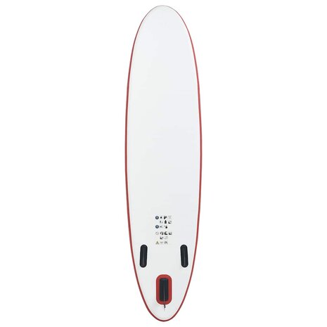 Stand Up Paddleboardset opblaasbaar rood en wit