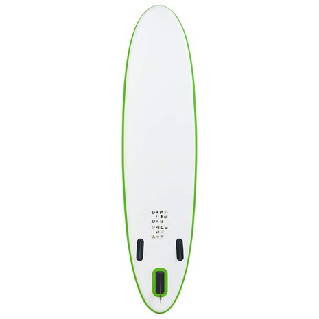 Stand-up paddleboard opblaasbaar groen en wit