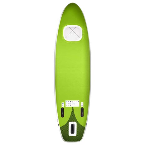 Stand Up Paddleboardset opblaasbaar 300x76x10 cm groen