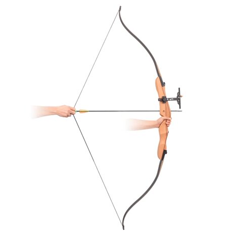 Recurveboog voor volwassenen 68&quot; 30 lb