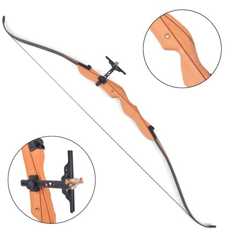 Recurveboog voor volwassenen 68&quot; 32 lb