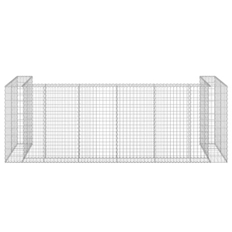Schanskorf voor containers 325x100x110 cm gegalvaniseerd staal