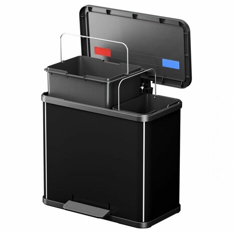 Pedaalemmer Oko Duo Plus maat L 17+9 L zwart 0630-260