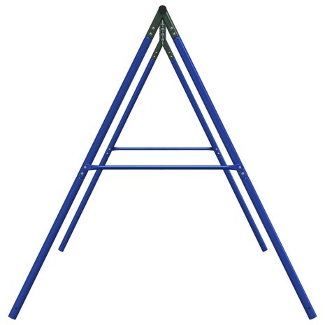 Schommelframe voor buiten met 6 ophanghaken staal blauw