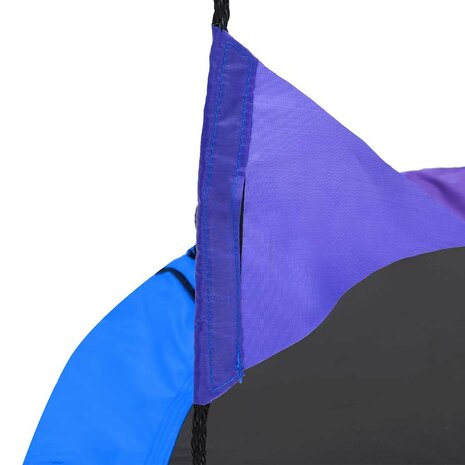 Nestschommel met vlaggetjes 100 cm regenboogkleurig