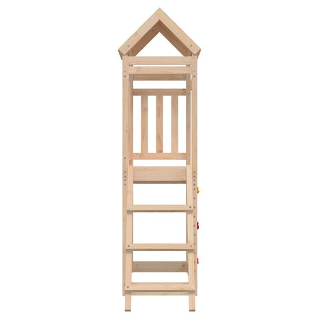 Speelhuis 52,5x110,5x214 cm massief grenenhout