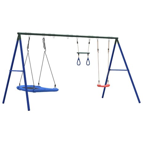 Schommelset met schommel, trapeze en nestschommel
