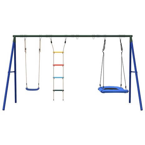 Schommelset met schommel, ladder en nestschommel