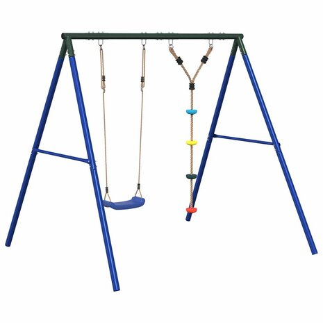 Schommelset met schommel en klimtouw met schijven