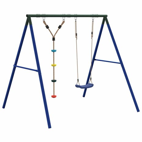 Schommelset met schommel en klimtouw met schijven