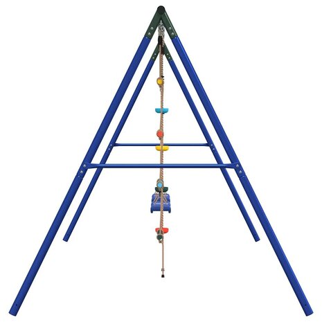 Schommelset met schommels, ladder en klimtouw met schijven