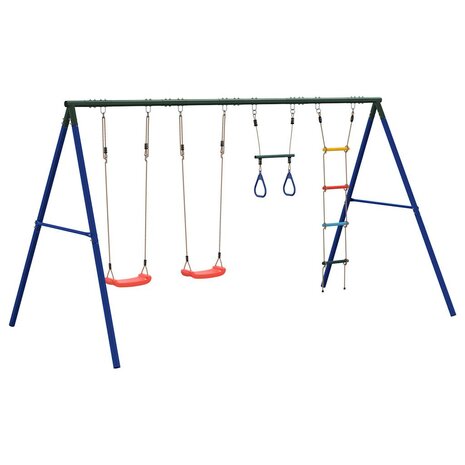Schommelset met schommels, trapeze en ladder