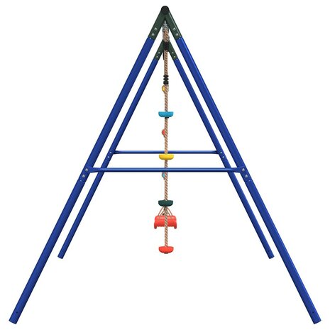 Schommelset met schommel, ladder en klimtouw met schijven