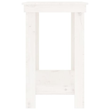Werkbank 80x50x80 cm massief grenenhout wit
