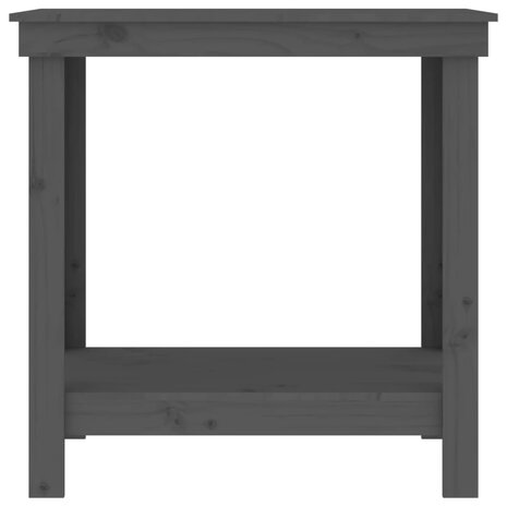 Werkbank 80x50x80 cm massief grenenhout grijs