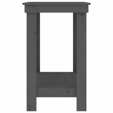Werkbank 80x50x80 cm massief grenenhout grijs