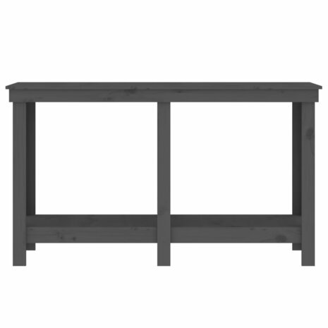 Werkbank 140x50x80 cm massief grenenhout grijs