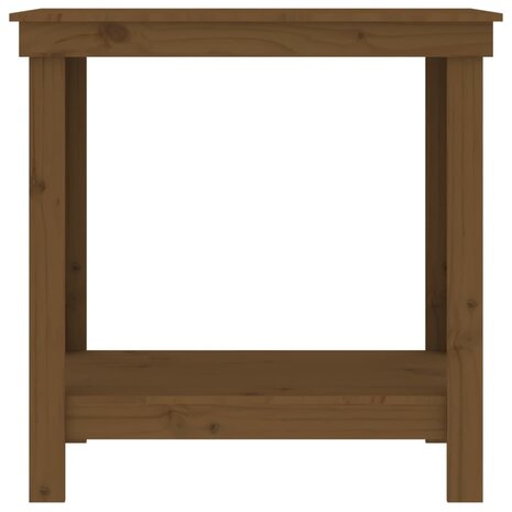 Werkbank 80x50x80 cm massief grenenhout honingbruin