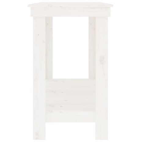 Werkbank 180x50x80 cm massief grenenhout wit