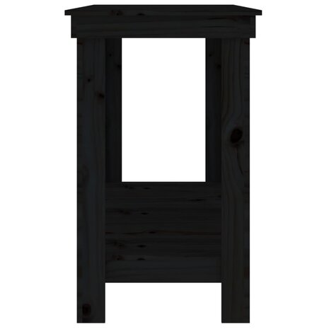 werkbank 180x50x80 cm massief grenenhout zwart