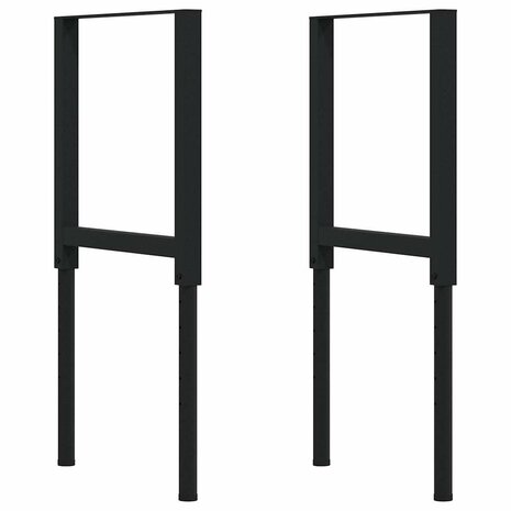 Werkbank 80x60x(71,5-98) cm massief eikenhout
