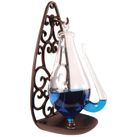 Weerglas met gietijzeren houder 0,5L TH31