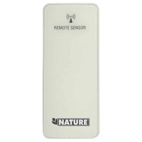 Weerstation digitaal H14x8,5x3 cm wit