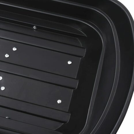 Tuinkiepwagen 300 kg 75 L zwart