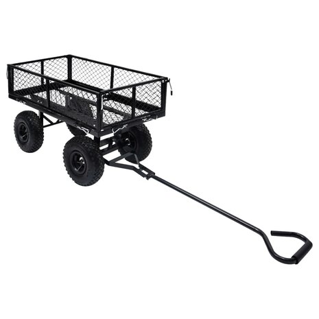 Tuinwagen 250 kg zwart