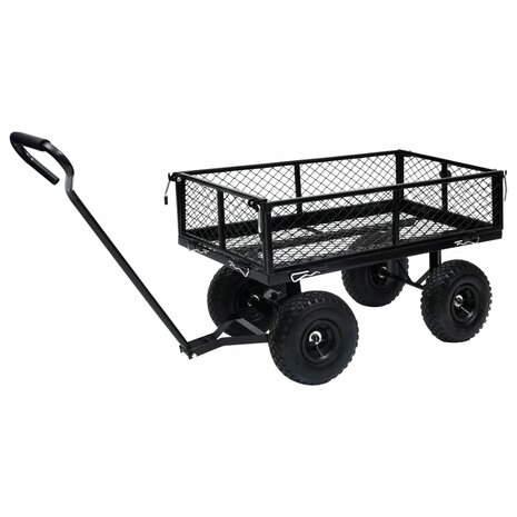 Tuinwagen 250 kg zwart