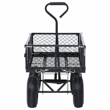 Tuinwagen 250 kg zwart